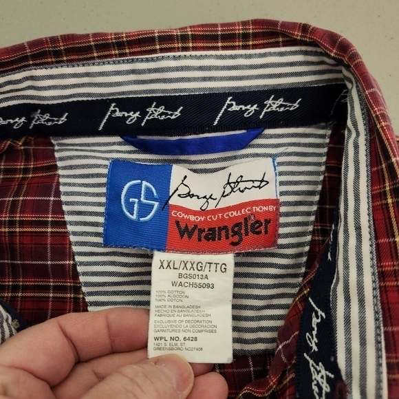 Men's Vintage George Straight Wrangler Shirt - Picture 4 of 5